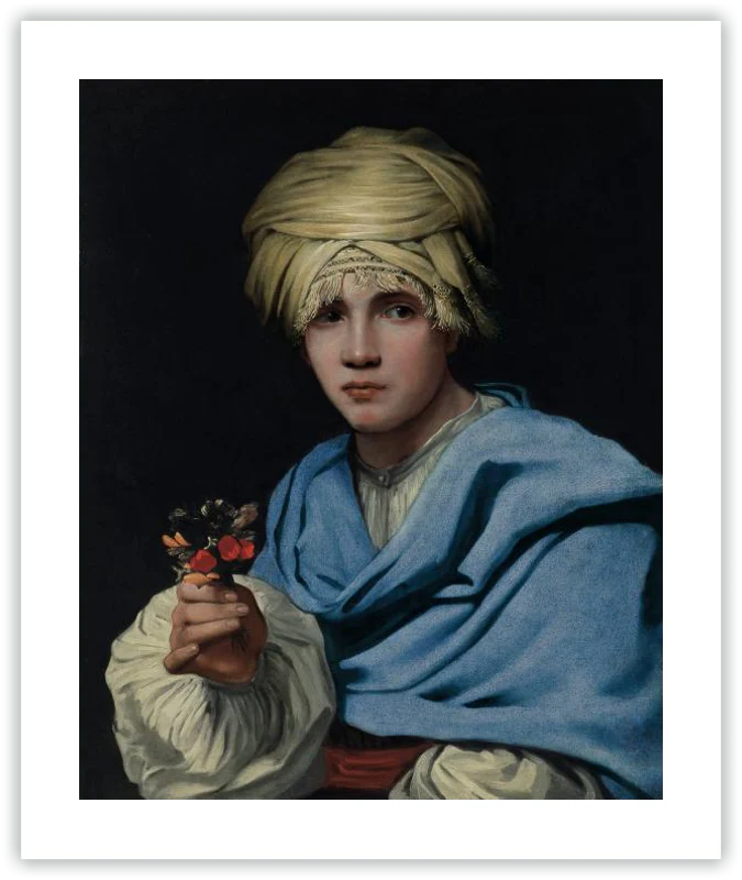 Muchacho con turbante y un ramillete de flores - Image 10