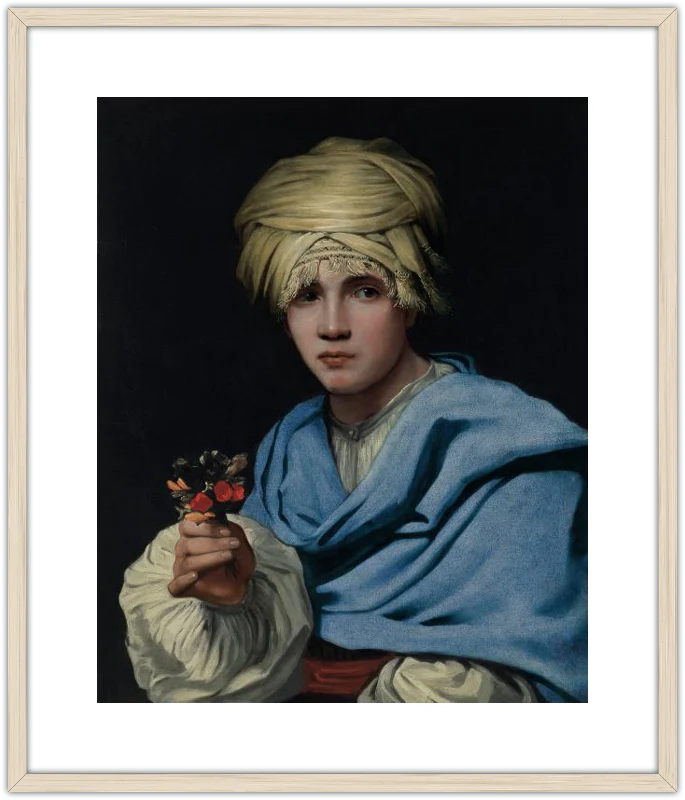 Muchacho con turbante y un ramillete de flores - Image 11