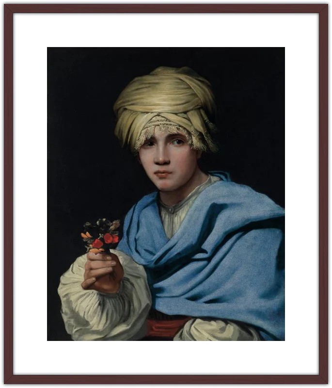 Muchacho con turbante y un ramillete de flores - Image 12