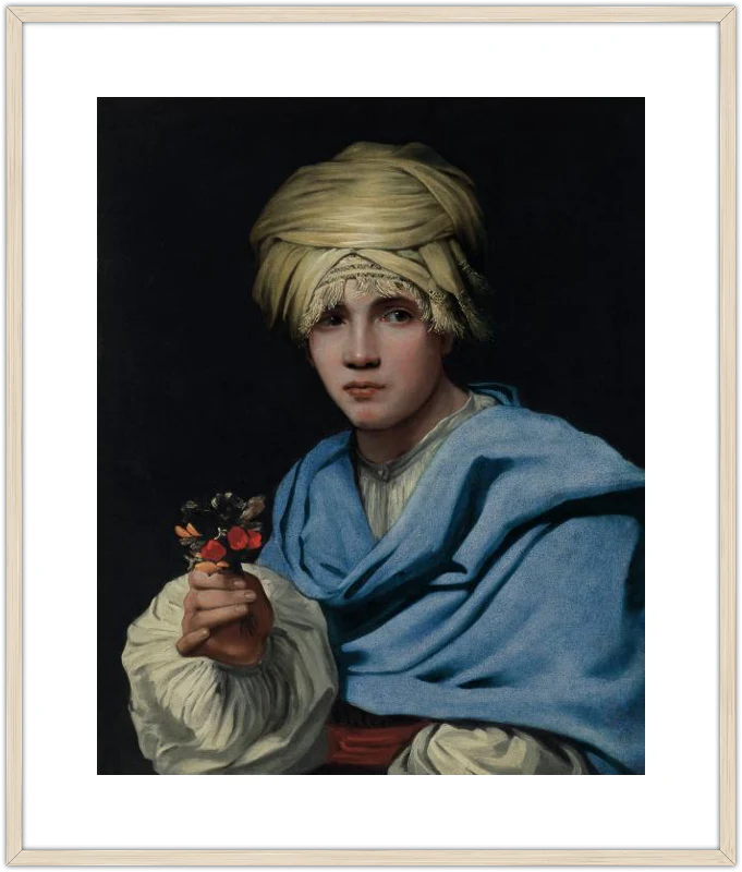 Muchacho con turbante y un ramillete de flores - Image 15