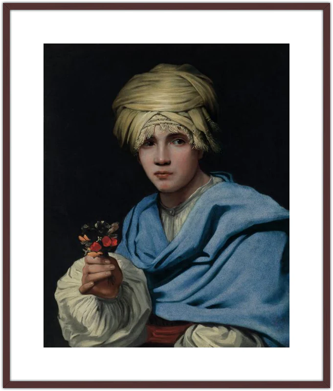 Muchacho con turbante y un ramillete de flores - Image 16