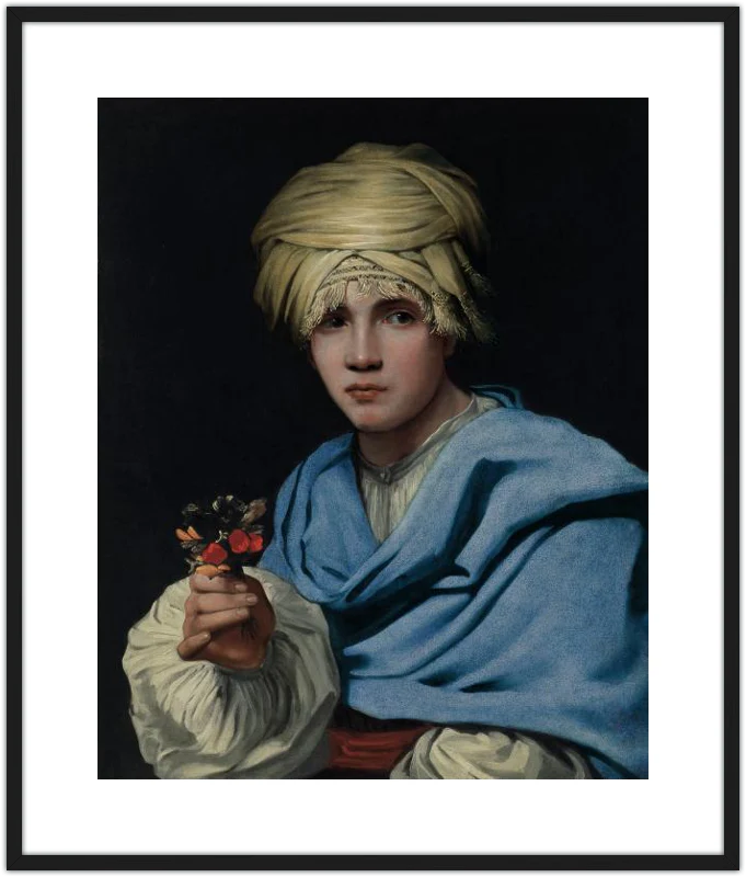 Muchacho con turbante y un ramillete de flores - Image 17