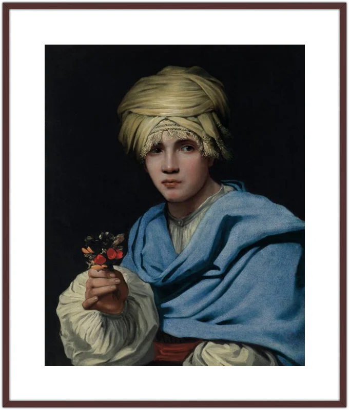 Muchacho con turbante y un ramillete de flores - Image 20