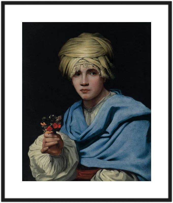 Muchacho con turbante y un ramillete de flores - Image 21