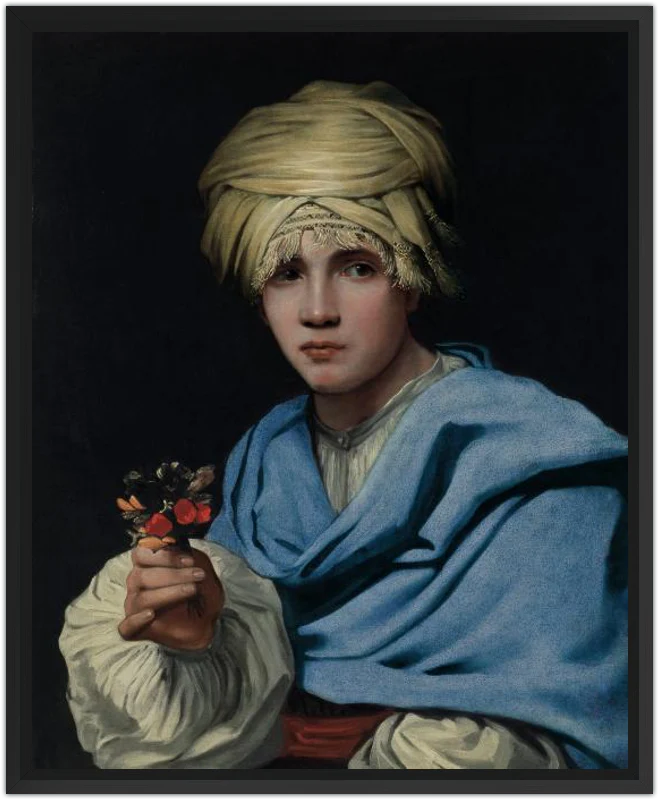 Muchacho con turbante y un ramillete de flores - Image 37