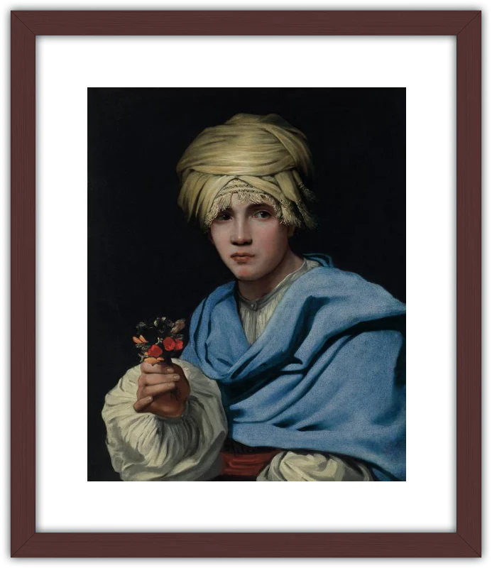 Muchacho con turbante y un ramillete de flores - Image 4