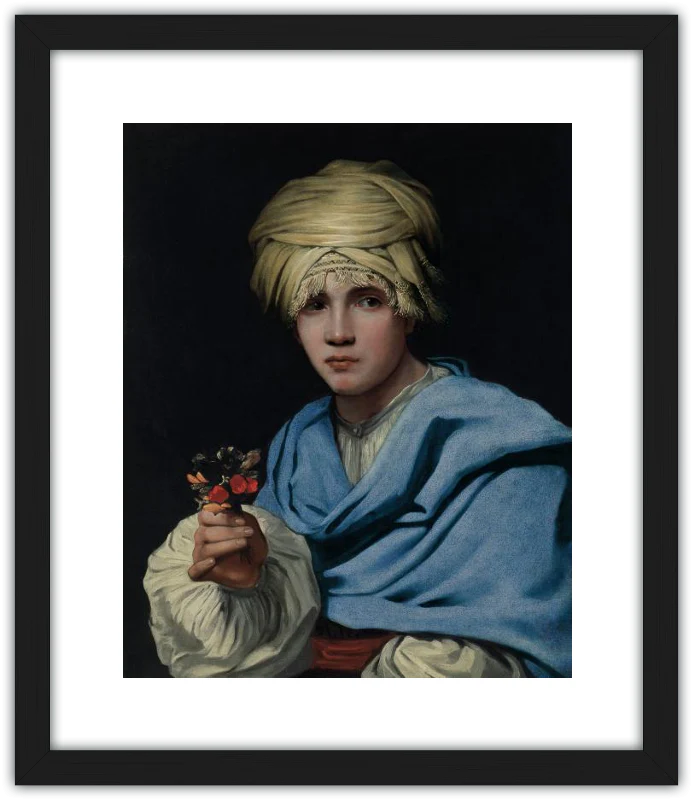 Muchacho con turbante y un ramillete de flores - Image 5