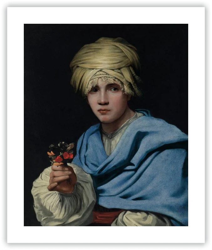 Muchacho con turbante y un ramillete de flores - Image 6