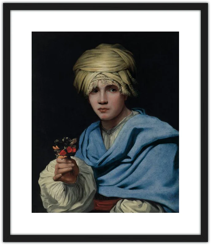 Muchacho con turbante y un ramillete de flores - Image 9