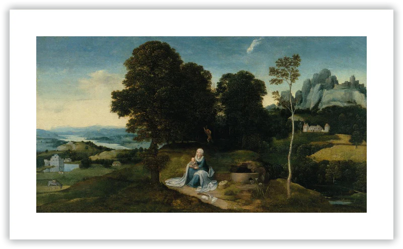 Paisaje con el descanso en la huida a Egipto - Image 19