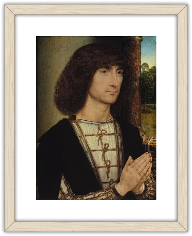 Retrato de un hombre joven orando (anverso) - Image 3