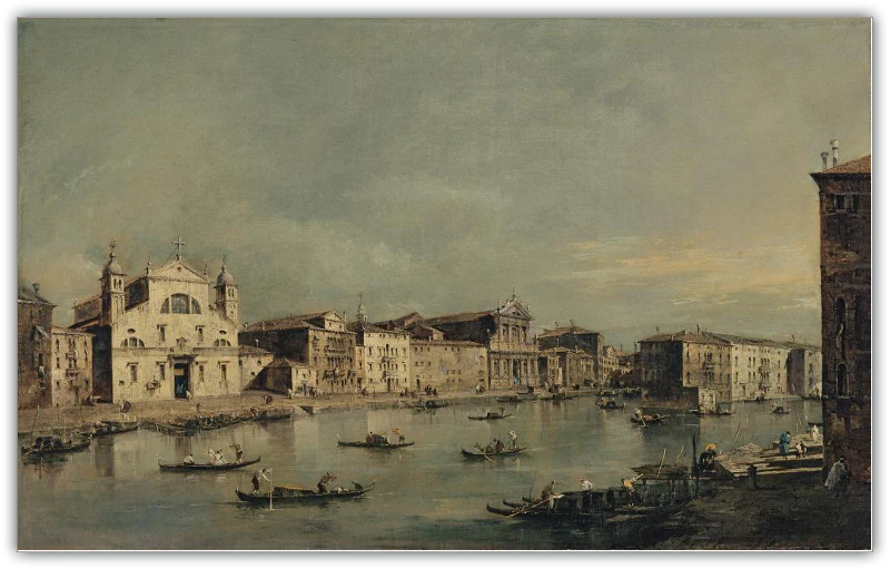 Vista del Canal Grande con Santa Lucia y Santa Maria di Nazareth - Image 34