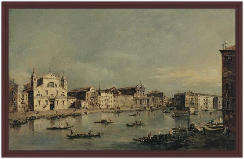 Vista del Canal Grande con Santa Lucia y Santa Maria di Nazareth - Image 41