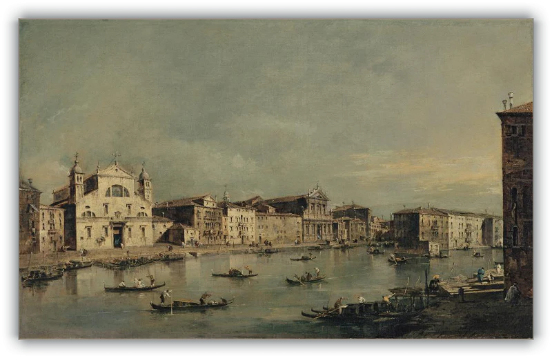 Vista del Canal Grande con Santa Lucia y Santa Maria di Nazareth - Image 71