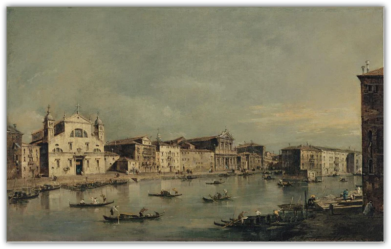 Vista del Canal Grande con Santa Lucia y Santa Maria di Nazareth - Image 86