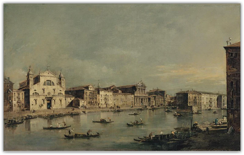 Vista del Canal Grande con Santa Lucia y Santa Maria di Nazareth - Image 91